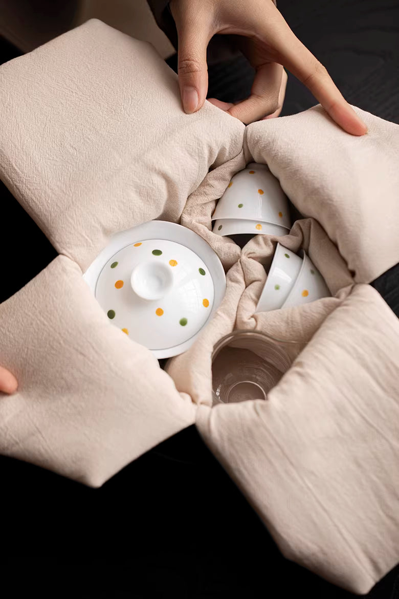 Juego de té portátil · Elegancia en movimiento